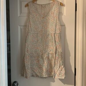 Joie Linen sleeveless baby doll dress
